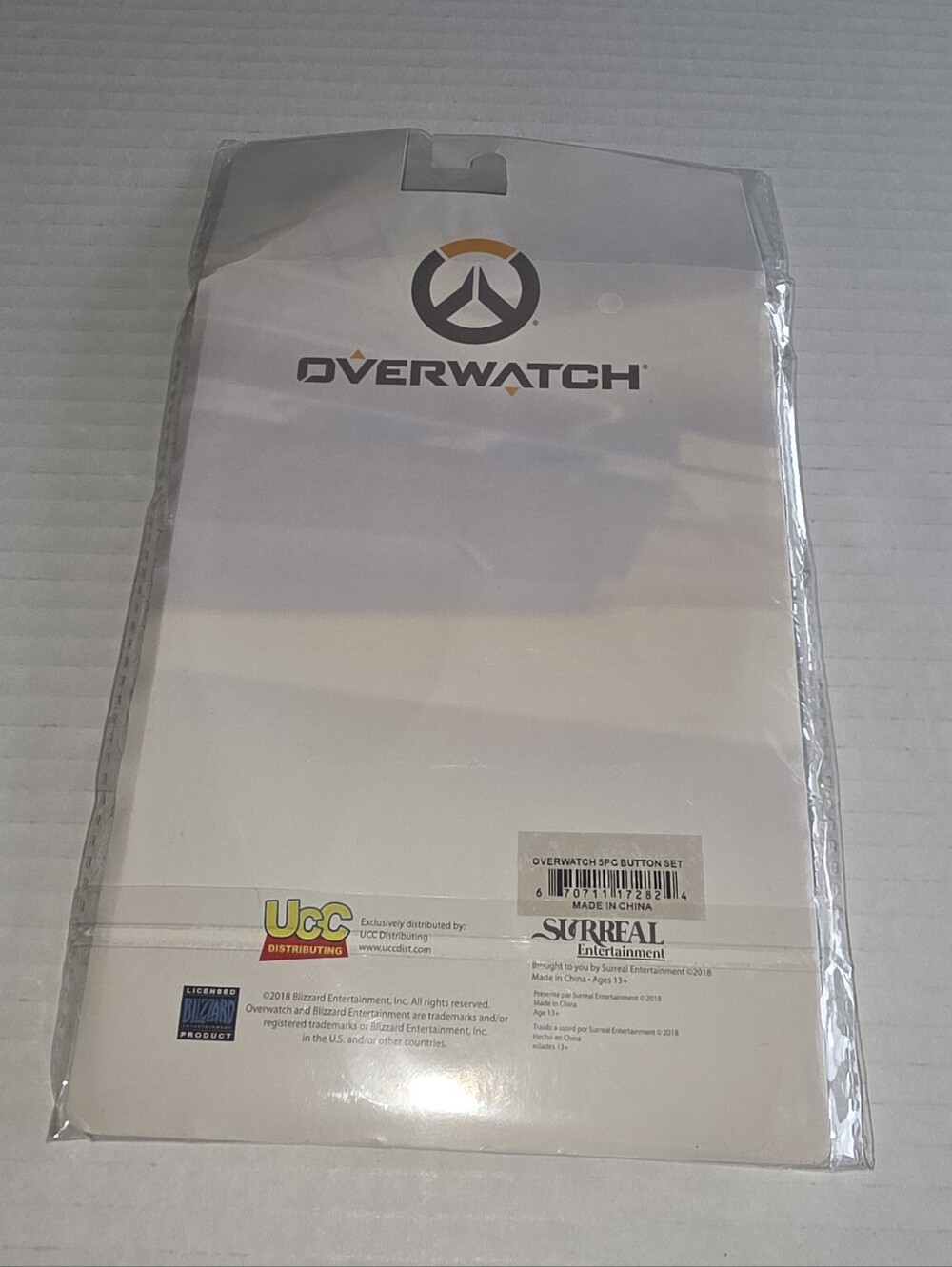 NIP Overwatch 5-Pack Button Set - Picture 4 of 4